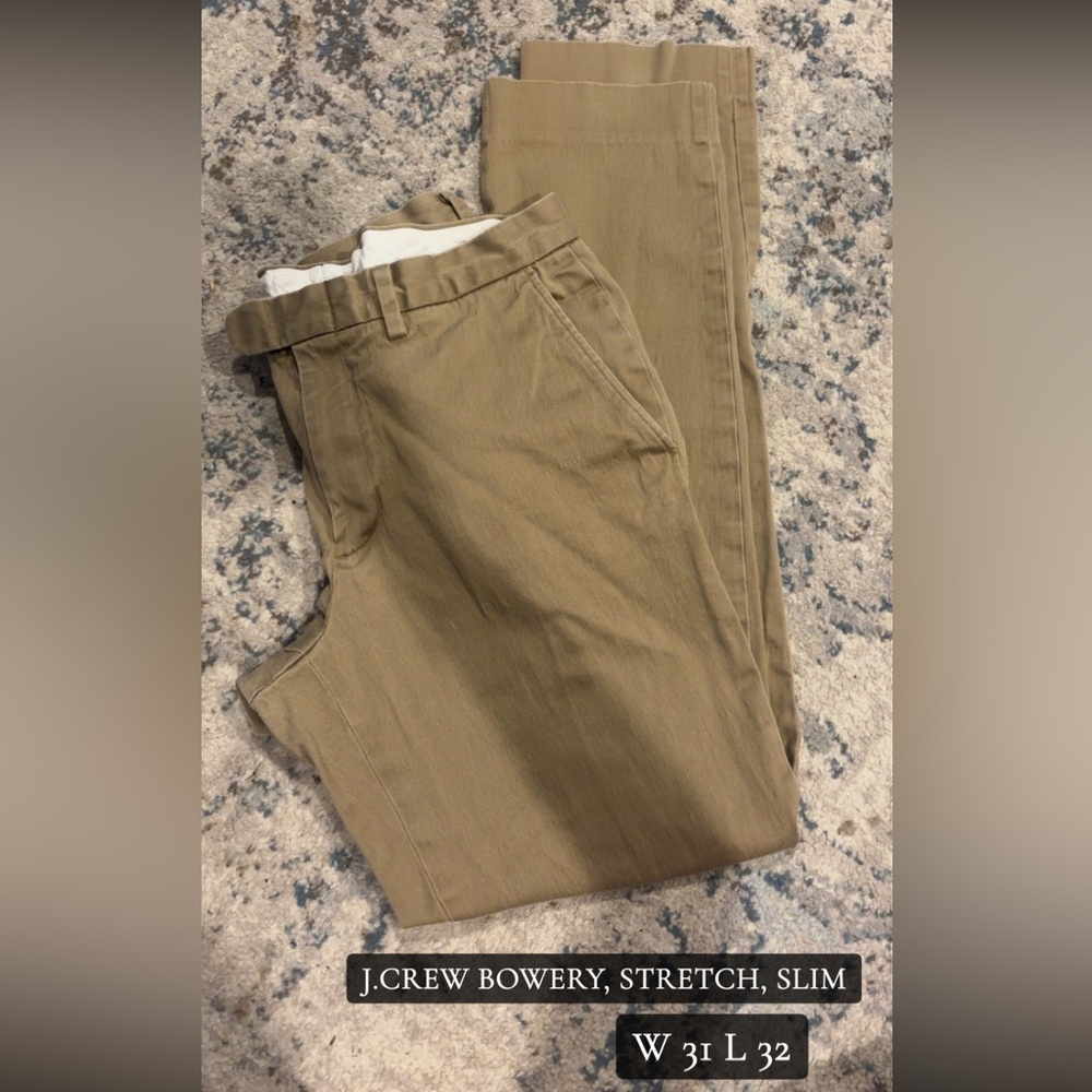 J. Crew Men's Khaki Chinos